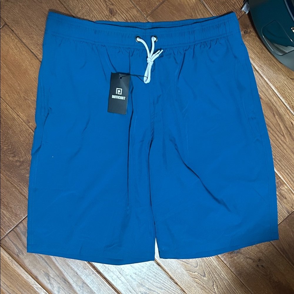 Nautica Men's Vibrant Blue Swim Trunks